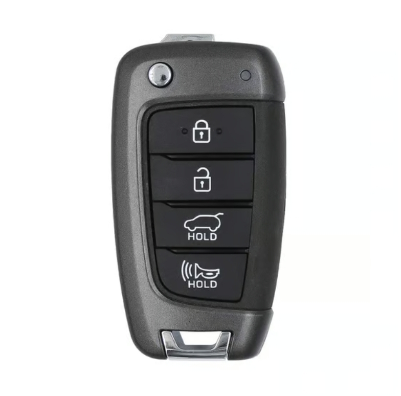 مفتاح طوي أصلي هيونداي كونا 2019 — 4 أزرار 433 MHz